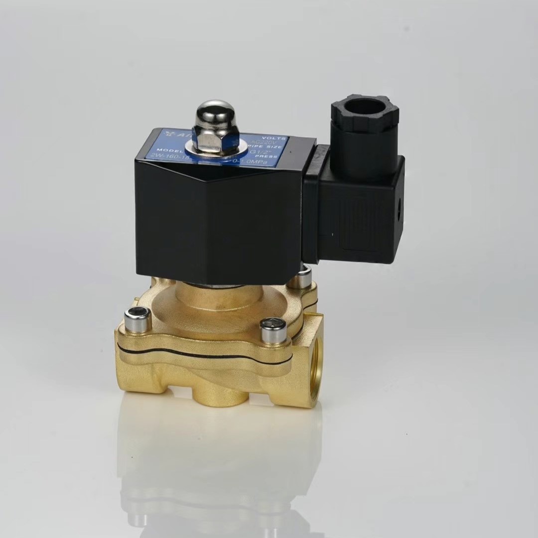 Válvula solenoide de latón
