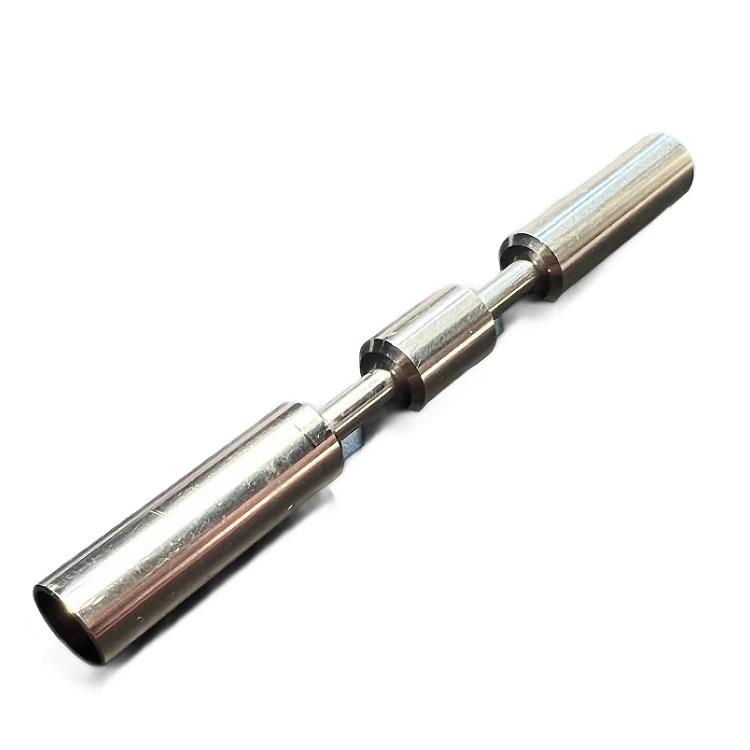 Pasador de bisagra escalonado de aluminio hueco de una pieza