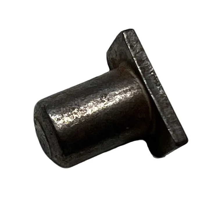 Remache sólido de acero al carbono con cabeza rectangular para montaje de maquinaria