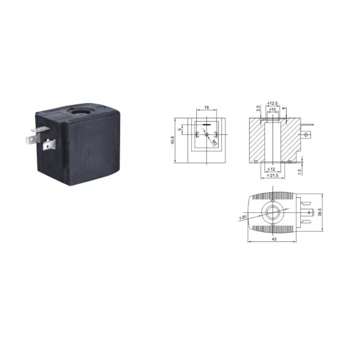 Bobinas de válvula solenoide